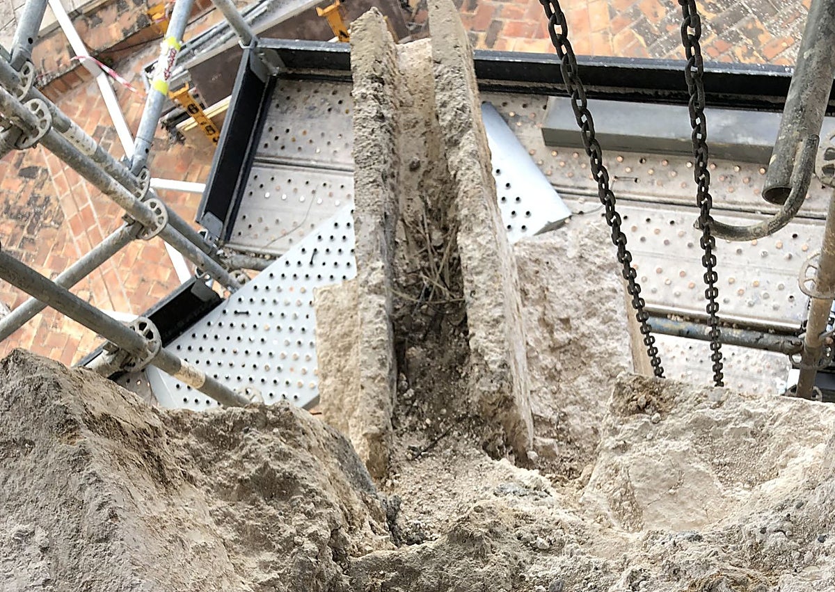 Imagen secundaria 1 - Ábside de la Catedral y gárgolas en las que se ha intervenido.