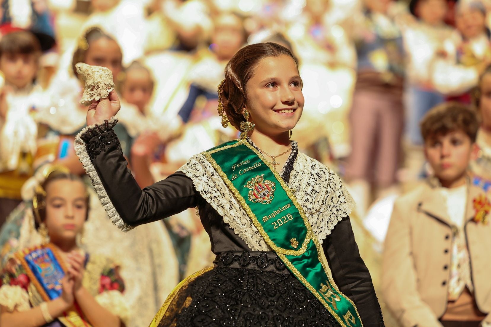 Así ha sido la visita de la fallera mayor infantil de Valencia a Burriana