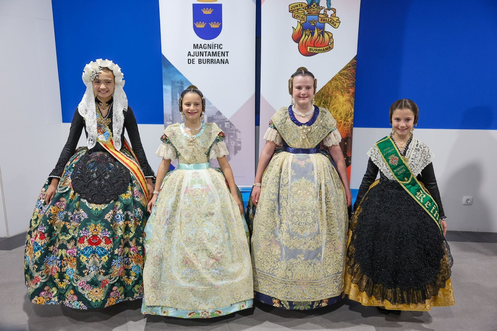 Así ha sido la visita de la fallera mayor infantil de Valencia a Burriana