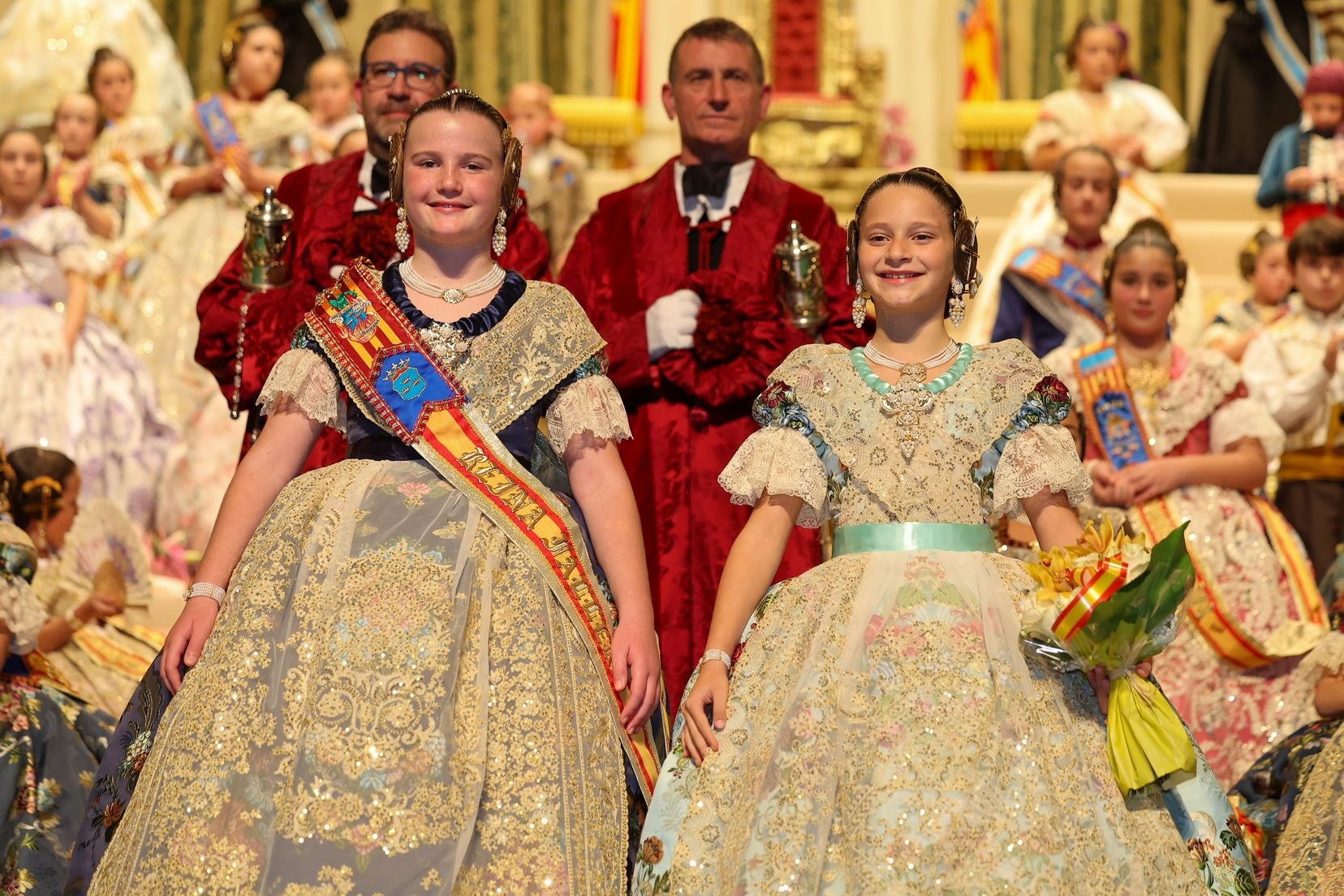 Así ha sido la visita de la fallera mayor infantil de Valencia a Burriana