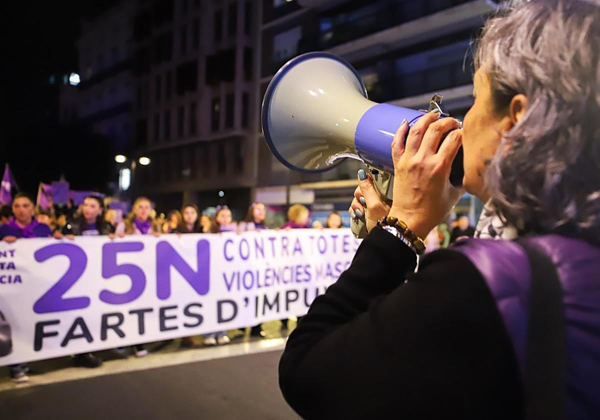 Manifestación del 25N del año pasado.