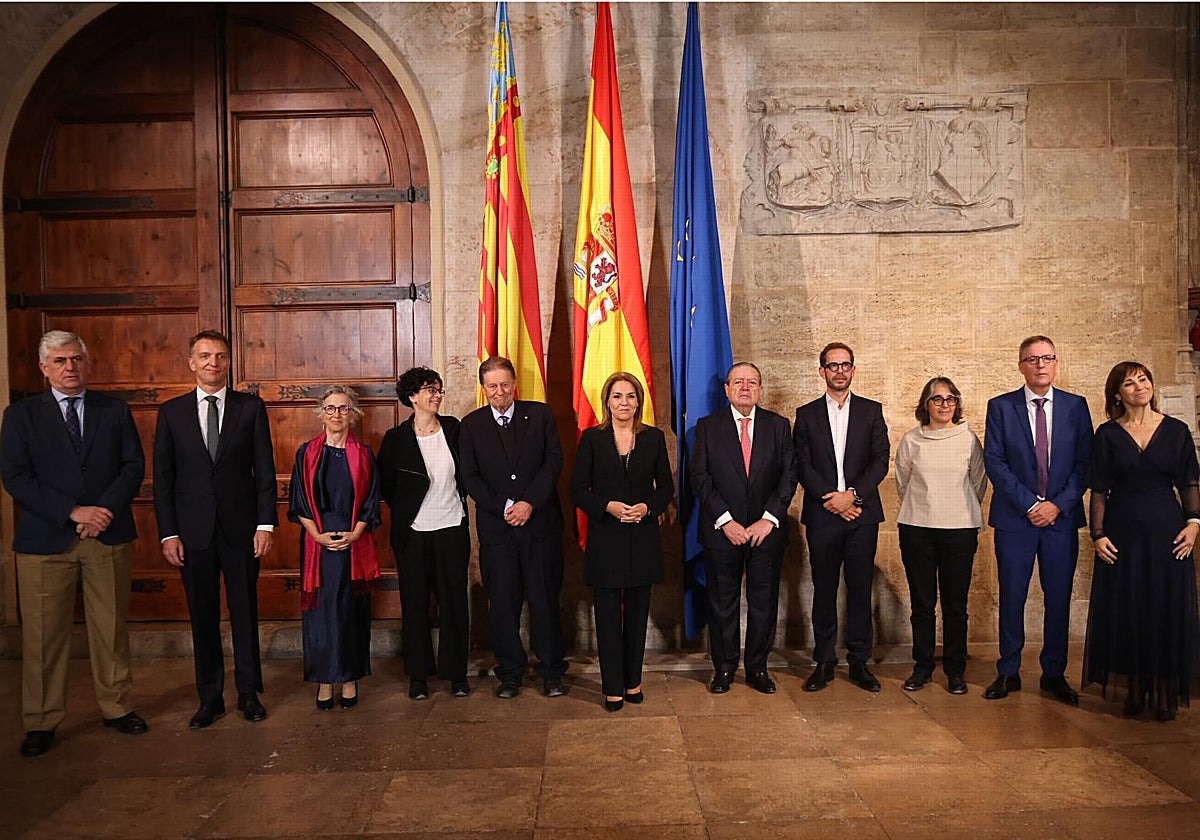 Camarero, en su recepción a los premiados este lunes.