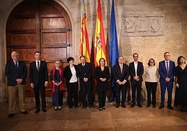 Camarero, en su recepción a los premiados este lunes.