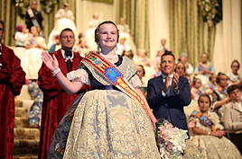 Burriana exalta a la Reina Fallera Infantil 2026, Ana Olivas