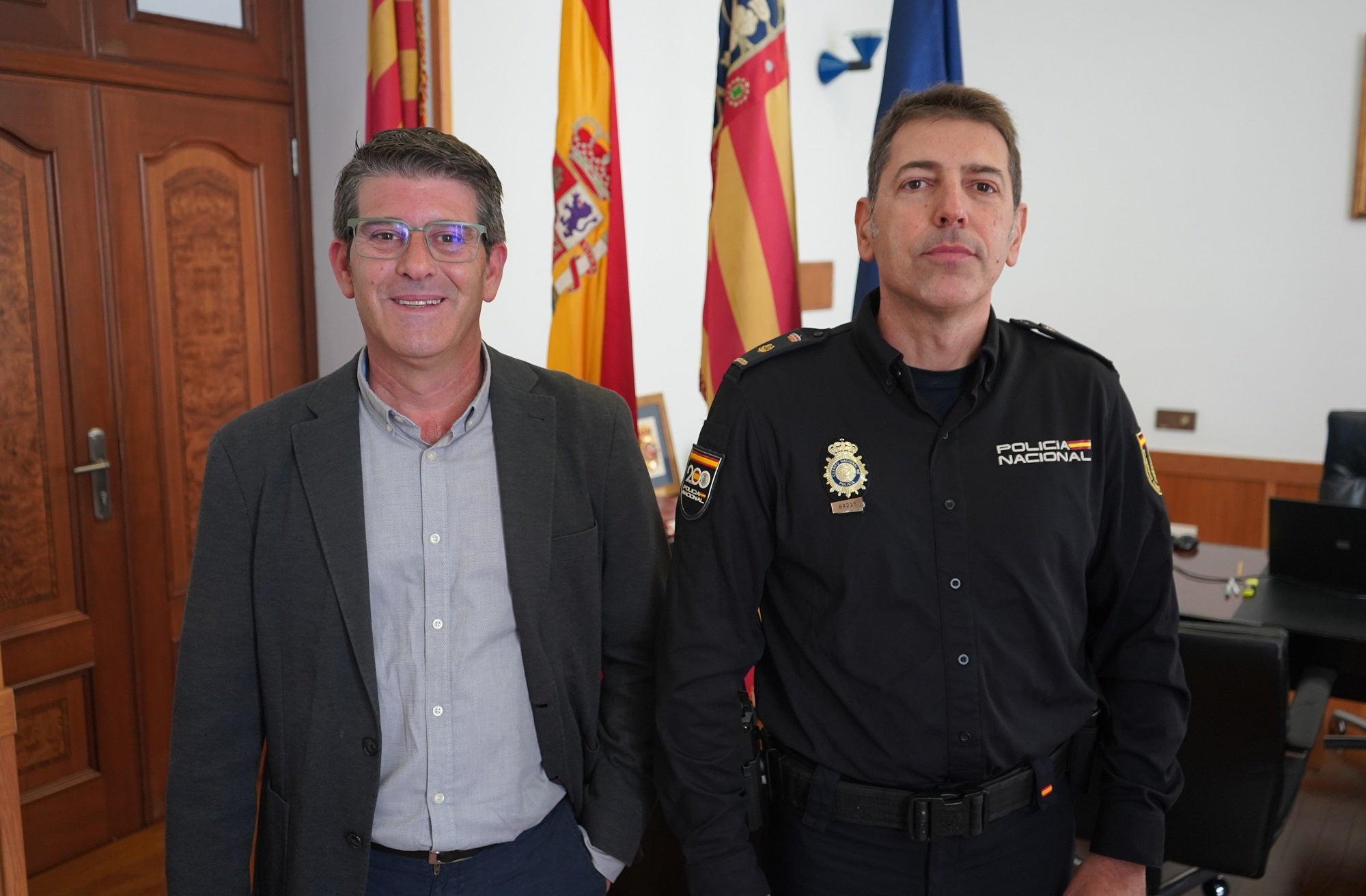 El nuevo inspector de la Comisaría de Policía Nacional de Ontinyent.