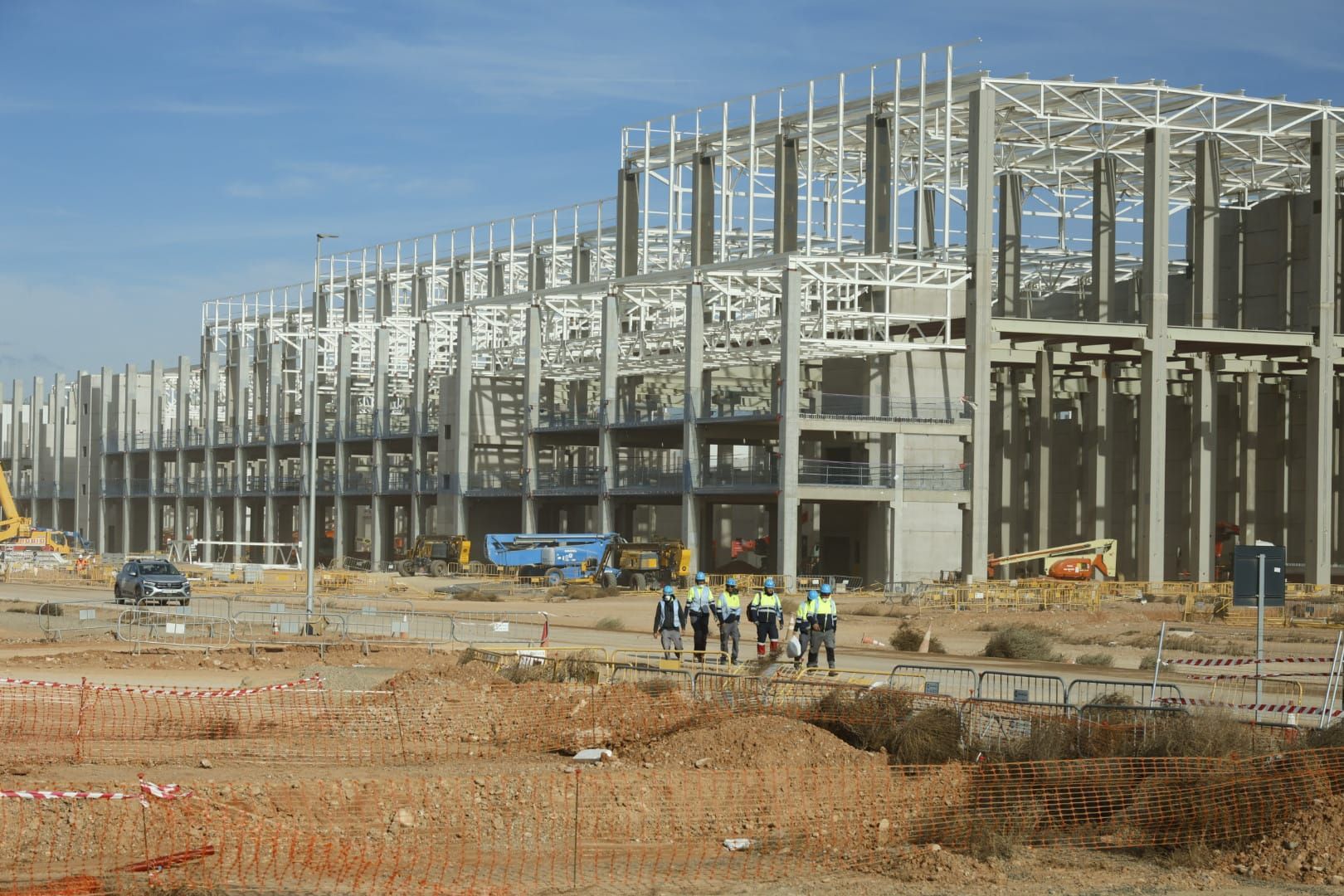Así avanzan las obras de la gigafactoría de PowerCo en Sagunto
