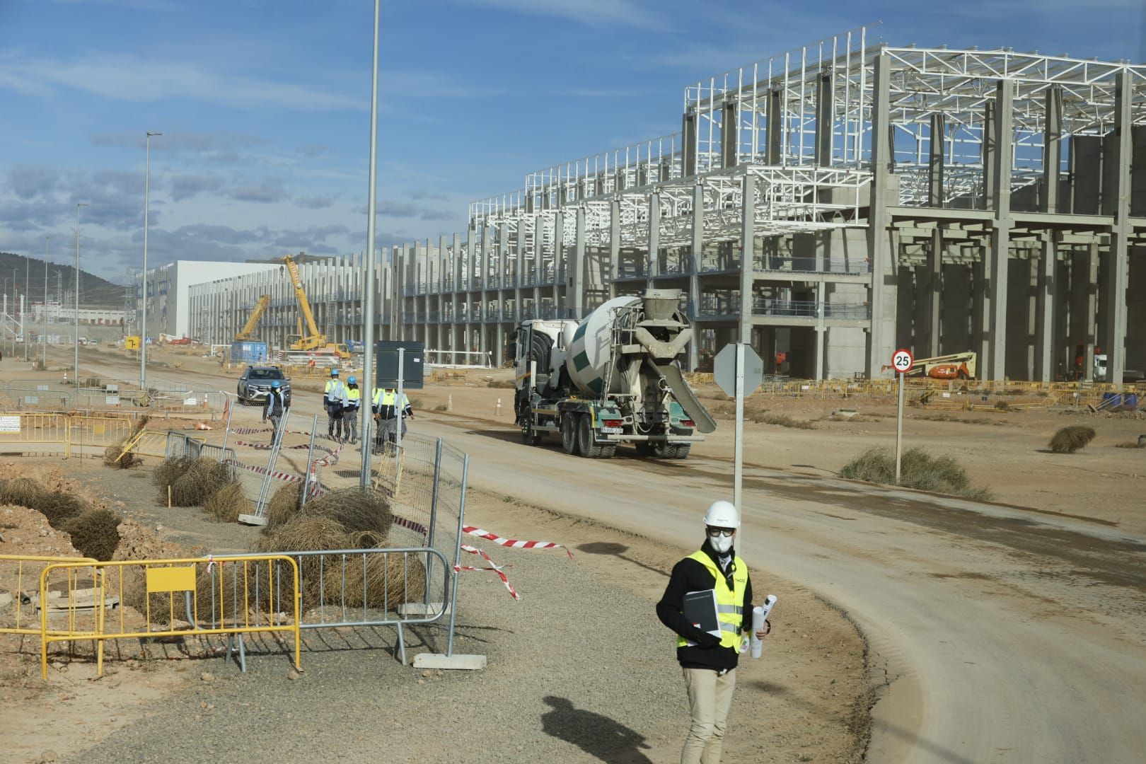 Así avanzan las obras de la gigafactoría de PowerCo en Sagunto
