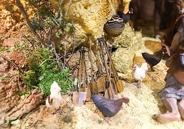 Belén en el Salón de Cristal del año pasado.