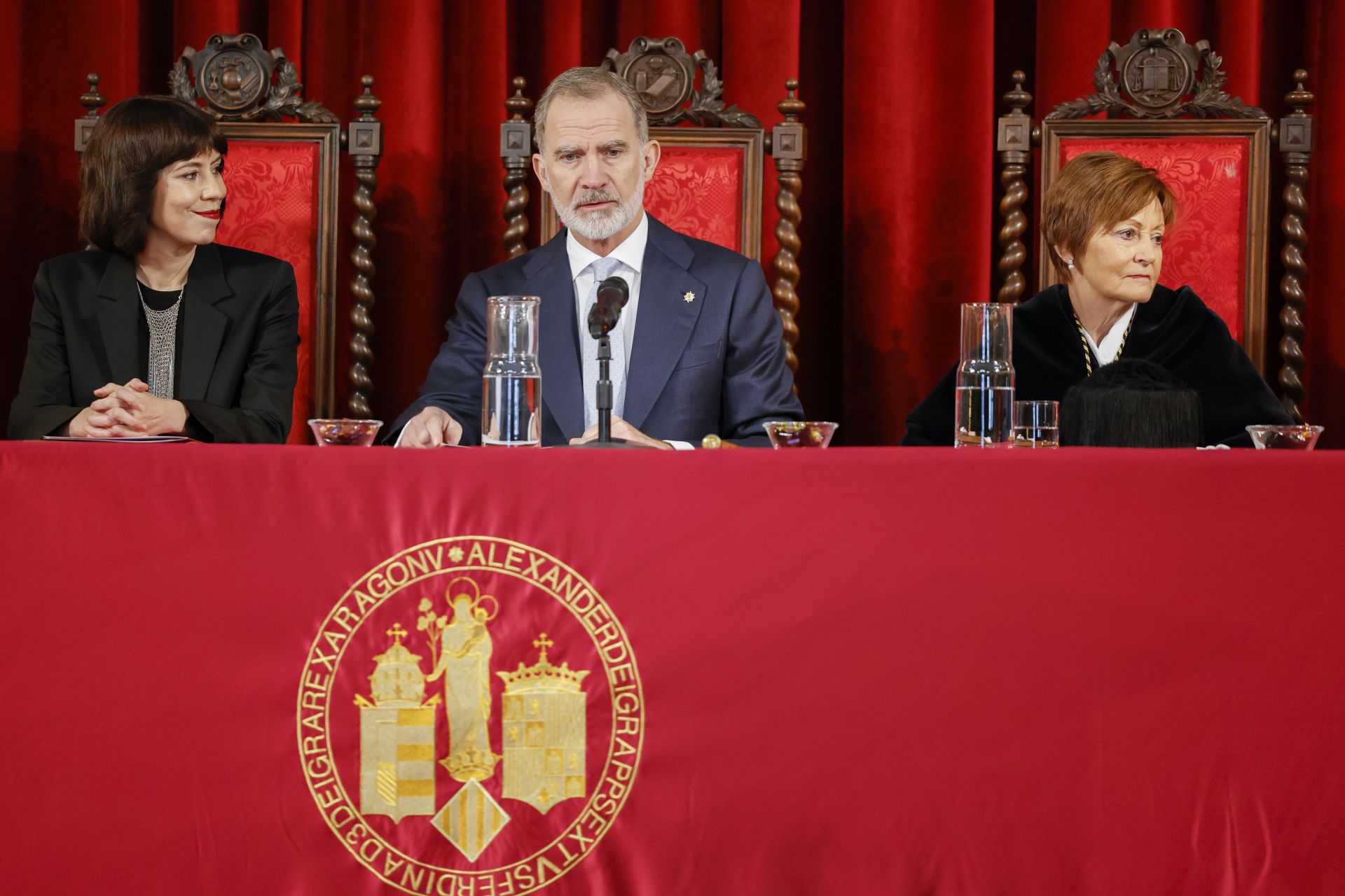 El Rey preside en Valencia el acto de apertura del curso universitario