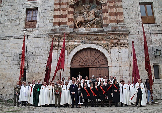 Acto de la Hermandad en el Monasterio de San Pedro de Cardeña.