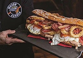 Bocadillo 'Don Ramón' de Mesón Canela.