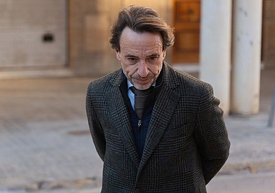 José Manuel Cuenca, a su llegada a los juzgados de Catarroja este miércoles.