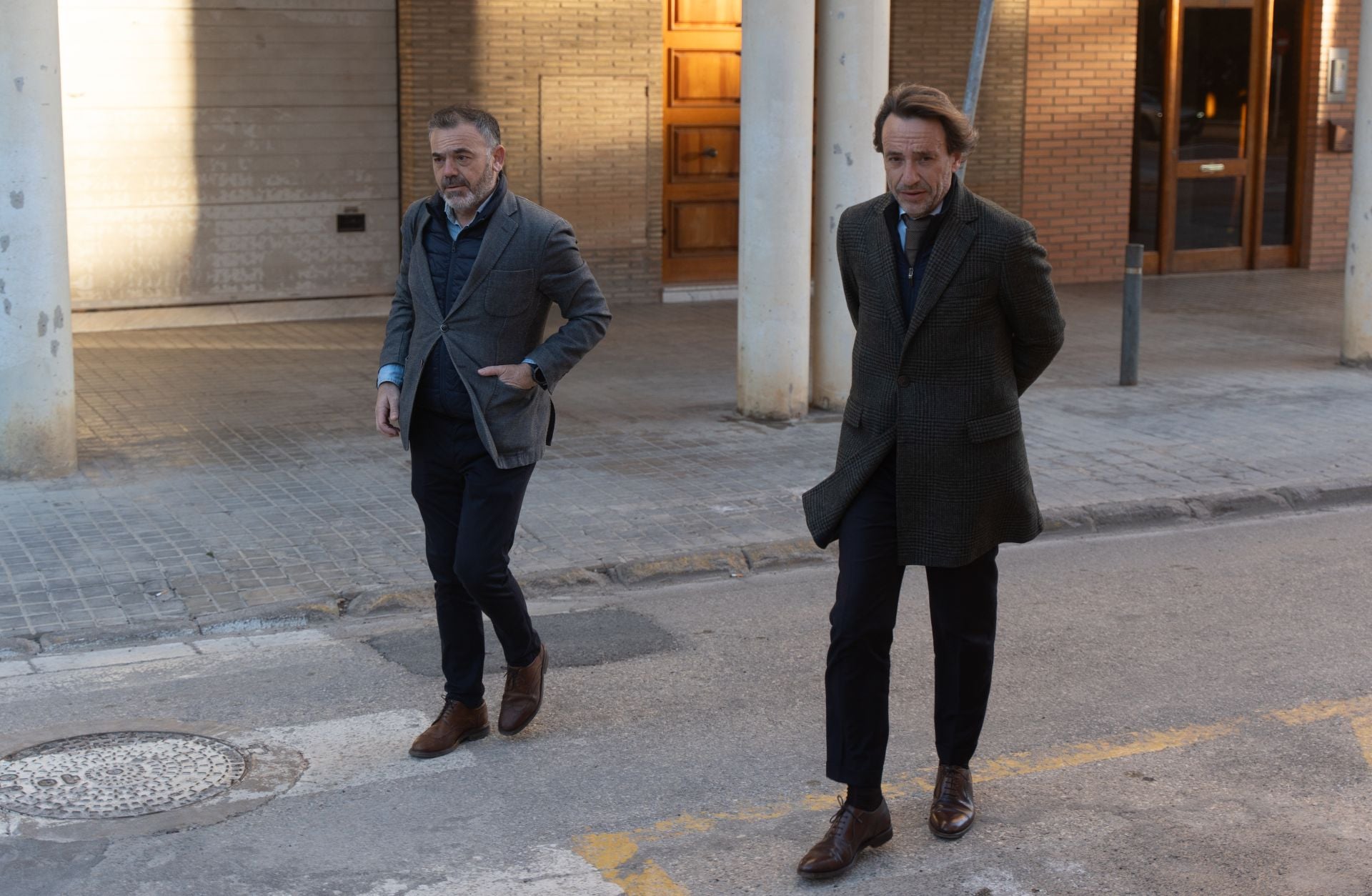 Fotos del jefe de gabinete de Mazón llegando a su llegada a los juzgados de Catarroja