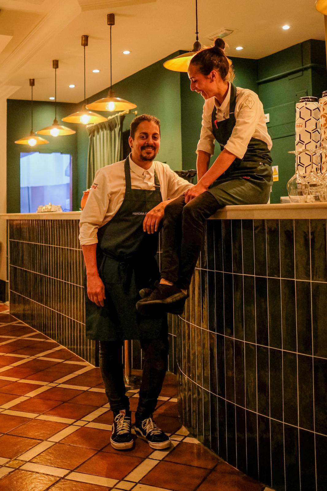 Javier Vega y Blanca Martínez, de 'Memoria Gustativa'.