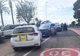 Lugar en el que se produjo el atropello mortal del anciano en Algemesí.