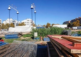 Fotos del solar donde iba a montar el Circ de Nadal en Valencia