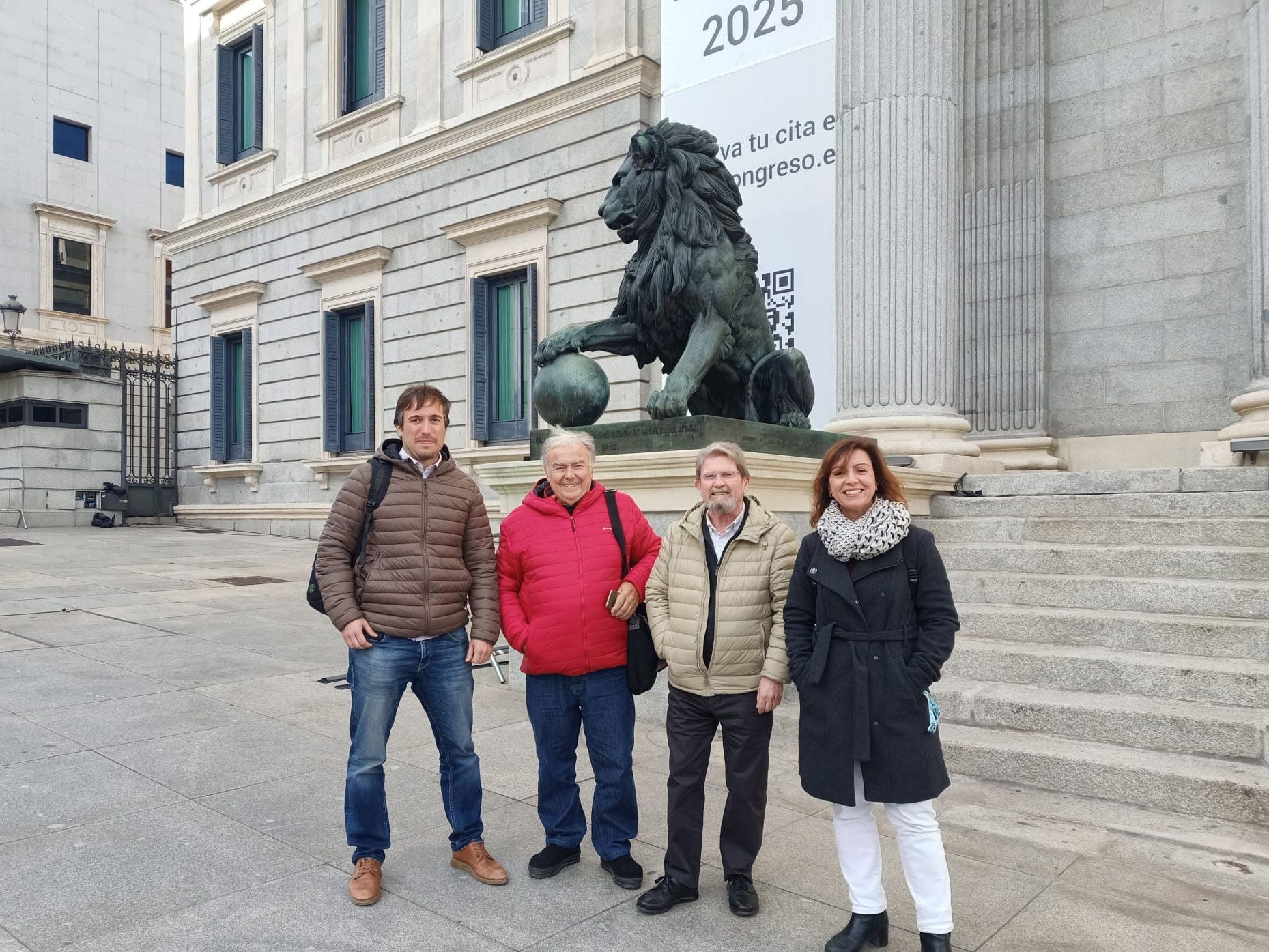 La delegación dianense en Madrid.