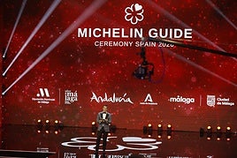Gala de la Guía Michelín, celebrada este msrtes en Málaga.