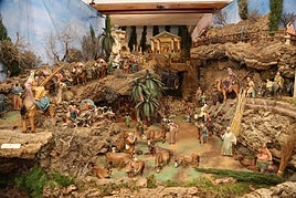 Una de las estampas del Belén de Miguel Ángel Falcó.