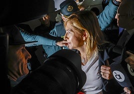 Pradas, a su llegada a declarar ante la jueza de la dana.