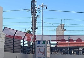 Torre de videovigilancia.