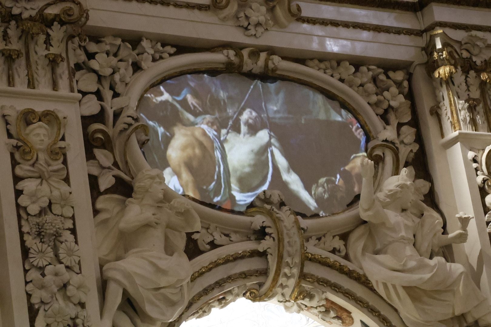 Fotos de la presentación de la restauración pictórica y arquitectónica de la iglesia de los Santos Juanes