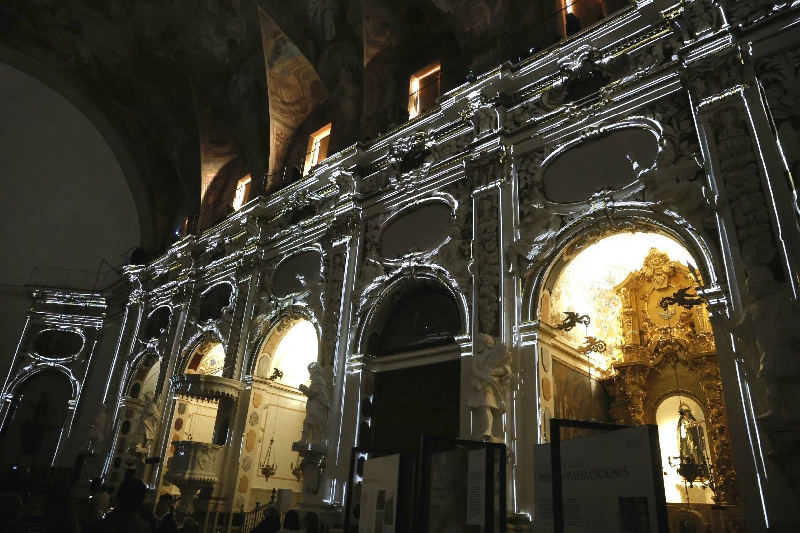 Fotos de la presentación de la restauración pictórica y arquitectónica de la iglesia de los Santos Juanes
