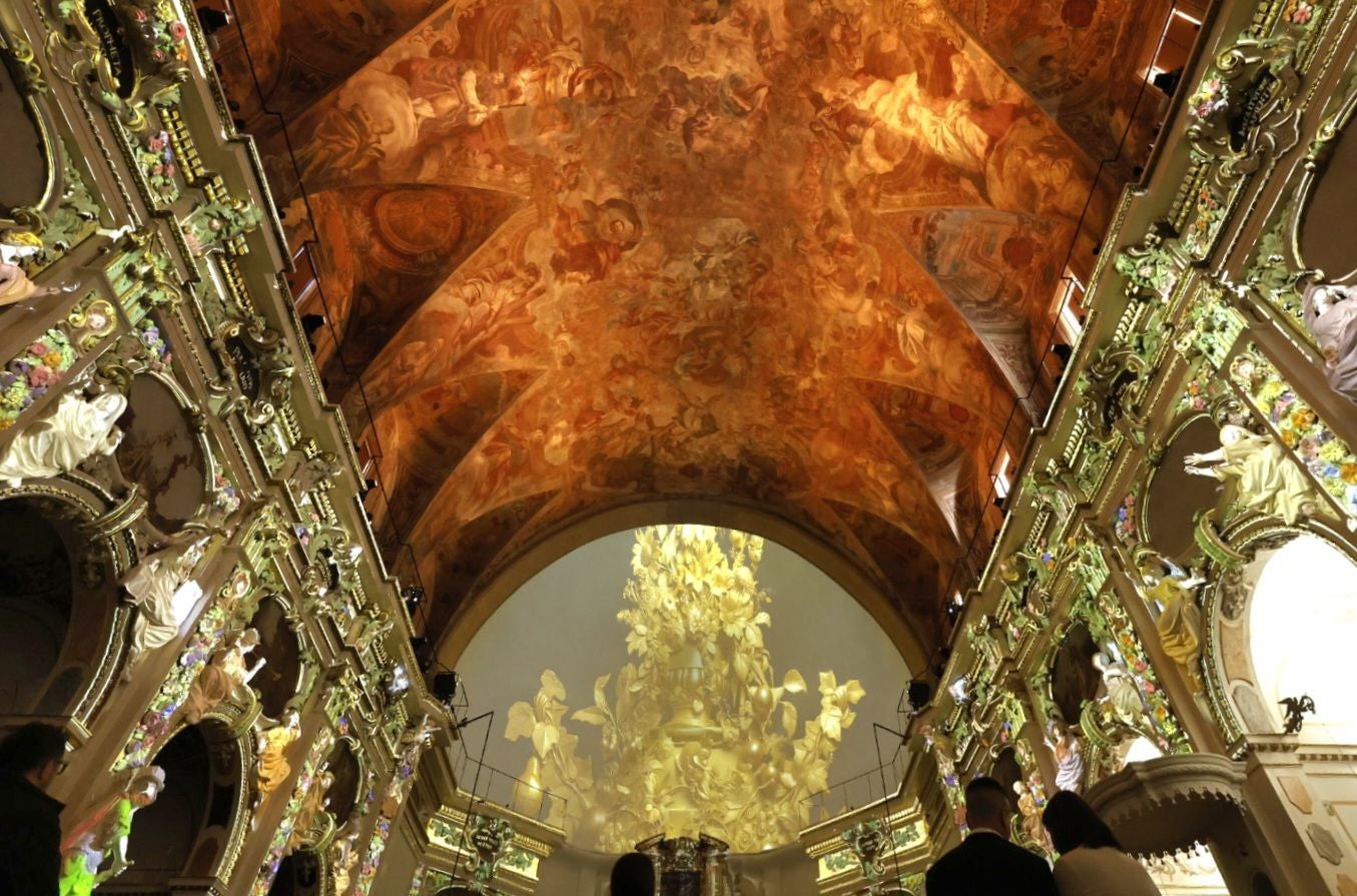 Fotos de la presentación de la restauración pictórica y arquitectónica de la iglesia de los Santos Juanes