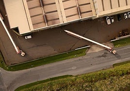 Las vigas del Nou Mestalla fueron transportadas por carretera desde Galicia hasta Valencia.