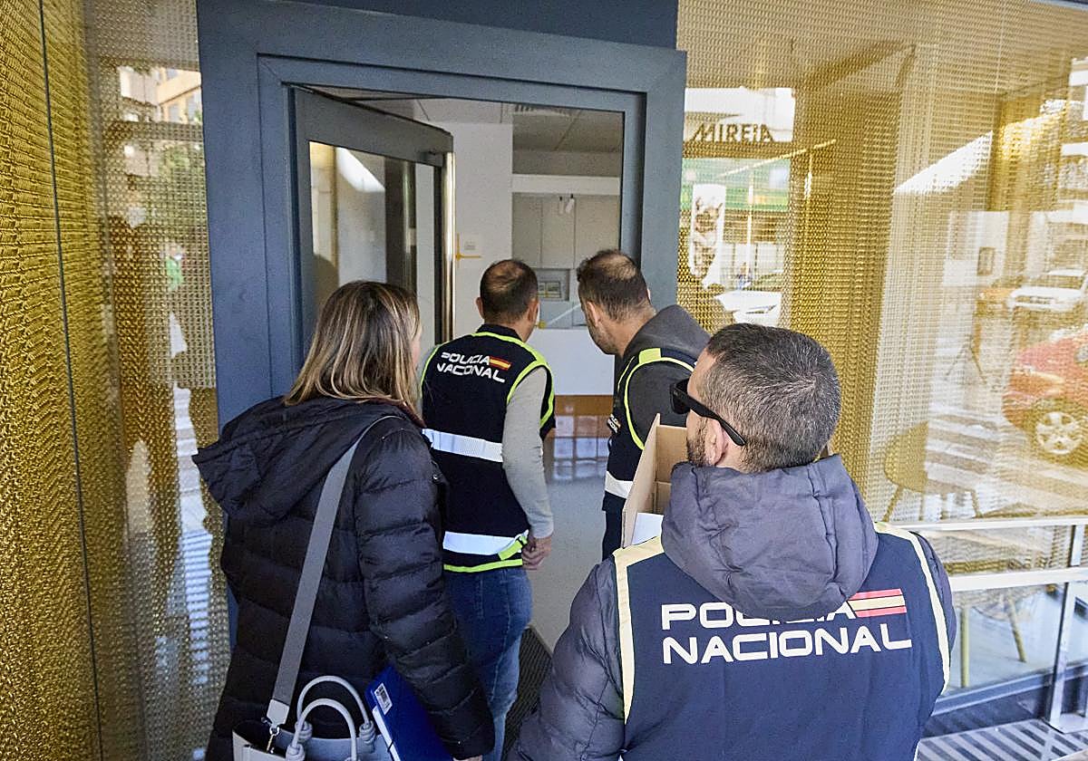 Registro policial efectuado este miércoles.