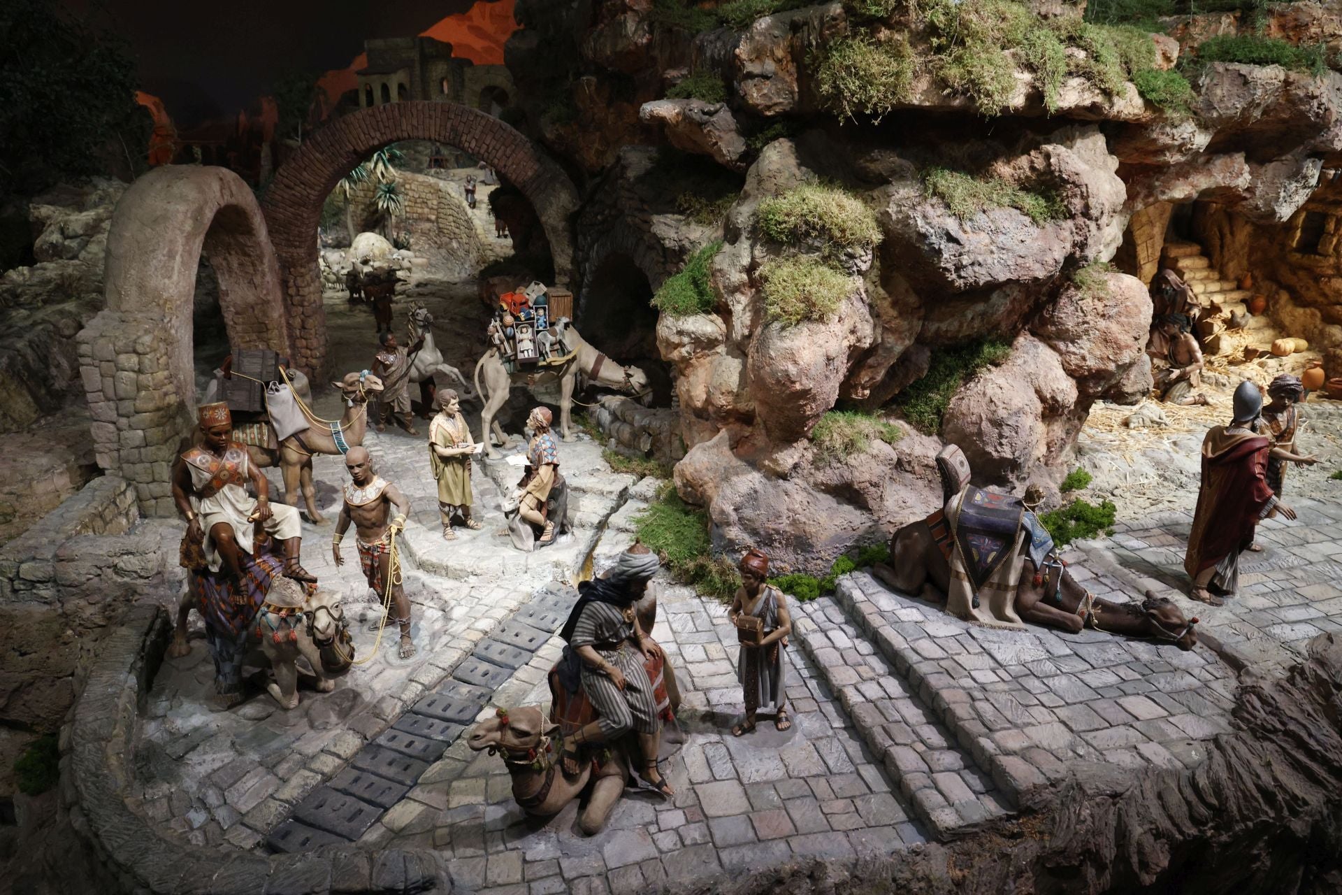 El belen de Bancaja con más de mil figuras de barro restauradas abre casi 20 años después