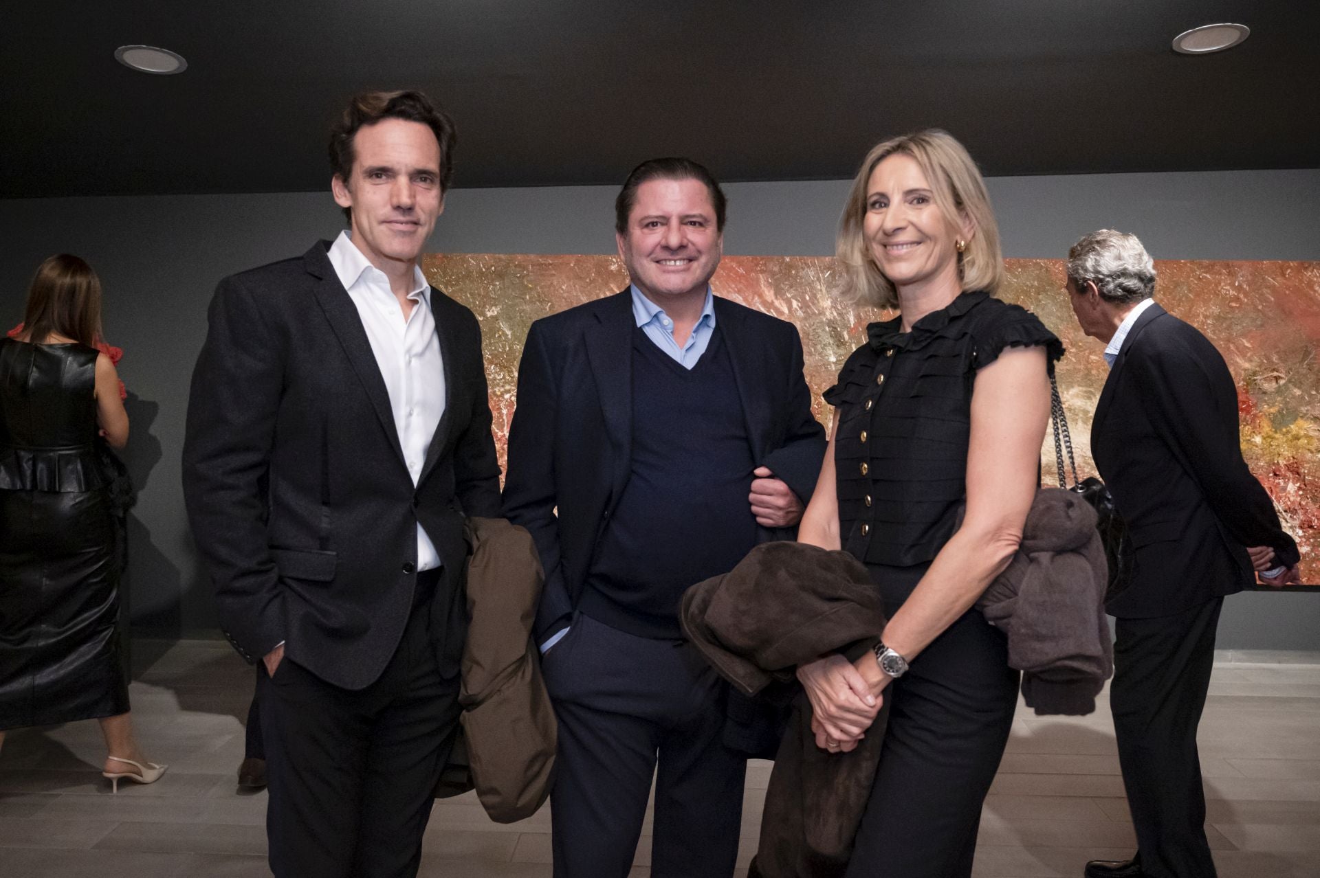 David Lladró, otro de los asistentes a la inauguración de la exposición de Cristina Babiloni en la Fundación Bancaja.