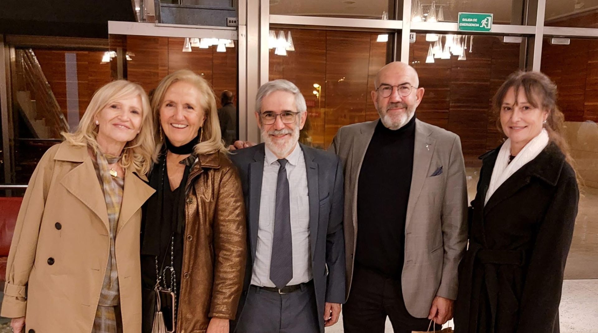 Los directivos de la asociación Viktor E. Frankl.