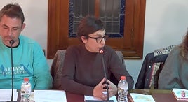 La portavoz de Compromís en el Ayuntamiento de Canals, Mai Castells.