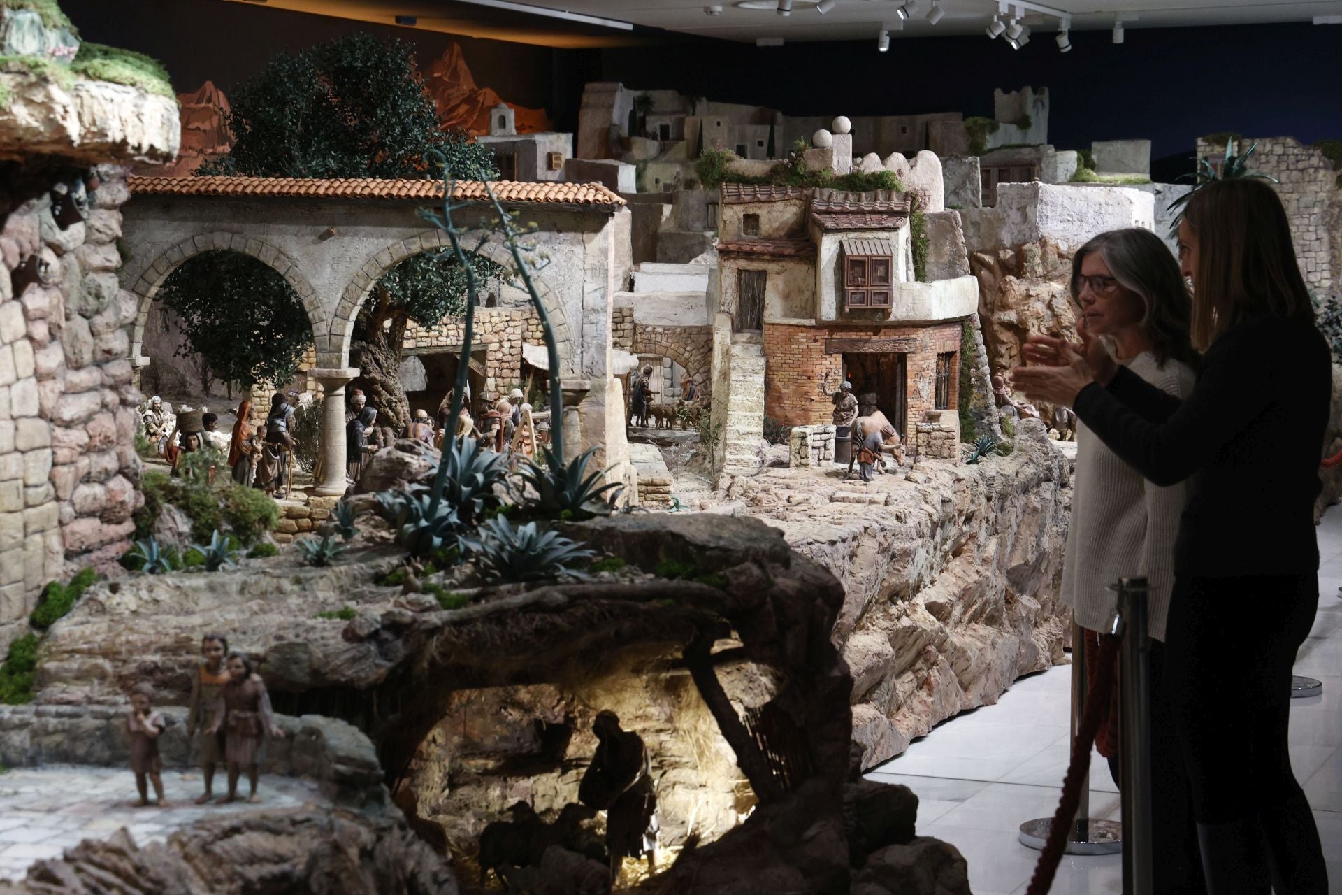 Presentación del Belen monumental del Centro Cultural Bancaixa