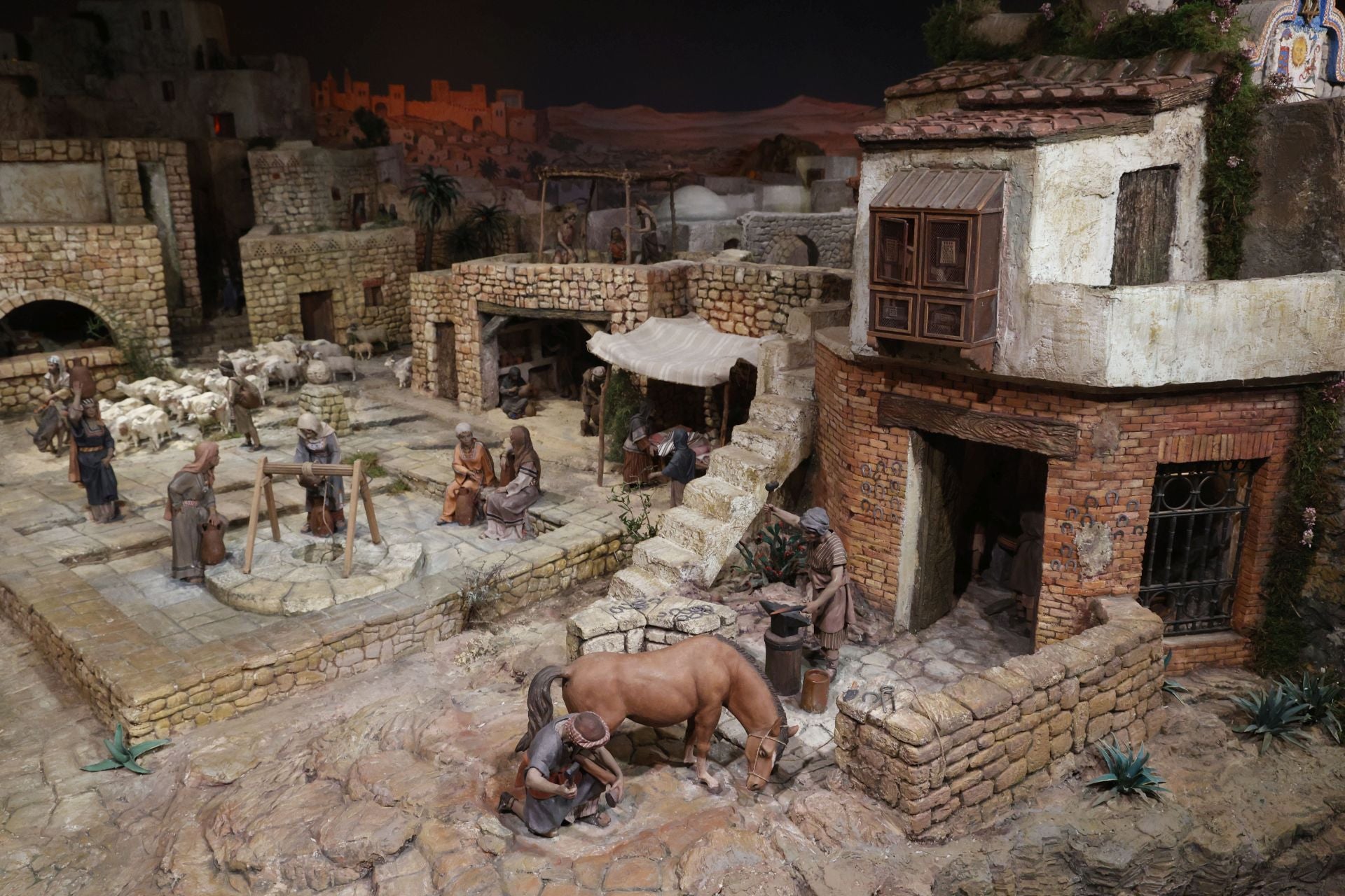 Presentación del Belen monumental del Centro Cultural Bancaixa