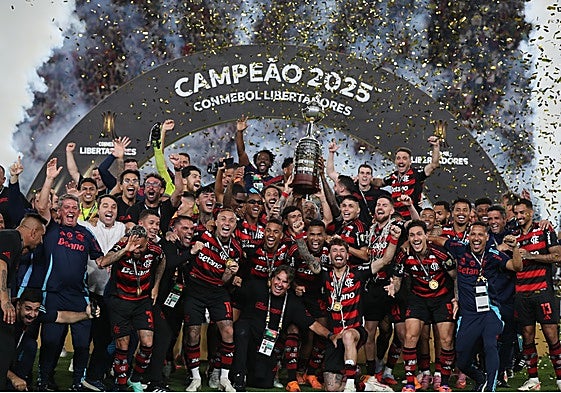 Flamengo levanta la Copa Libertadores.