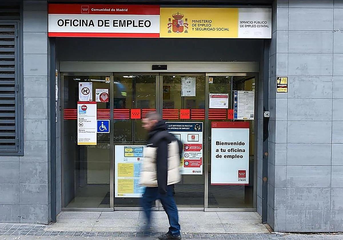 Una oficina del SEPE en una imagen de archivo.