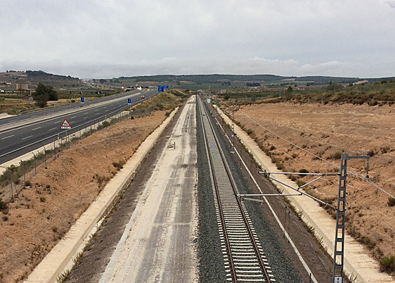 Obras tren Xàtiva-Nudo La Encina.