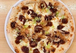 Pizza Kaori Chan de Harinella.