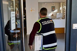 Registro policial efectuado el pasado miércoles.