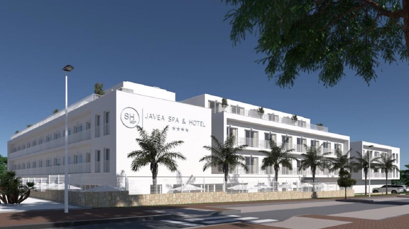 El exterior del nuevo hotel que se inaugura hoy.