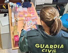 Los productos de perfumería y cosmética sustraídos.