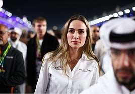 Carmen Jordá, durante el Gran Premio de Qatar.
