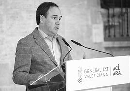 Pérez Llorca, durante la presentación del nuevo Consell.