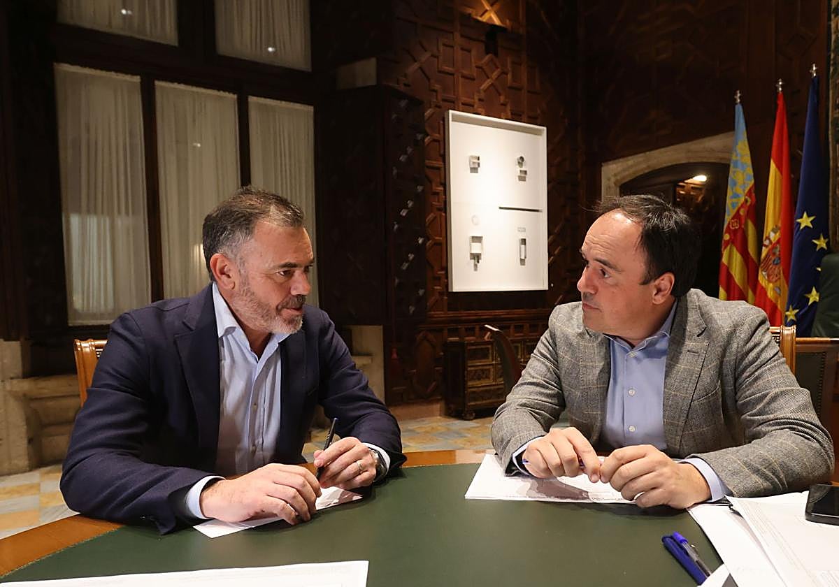 José Díez y Pérez Llorca, este miércoles.