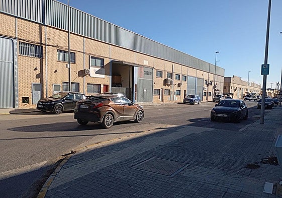 Calle del polígono Vereda Sur en Beniparrell.