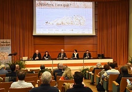 Jornadas sobre el presente y futuro de la Albufera celebradas en el Jardín Botánico de la UV.