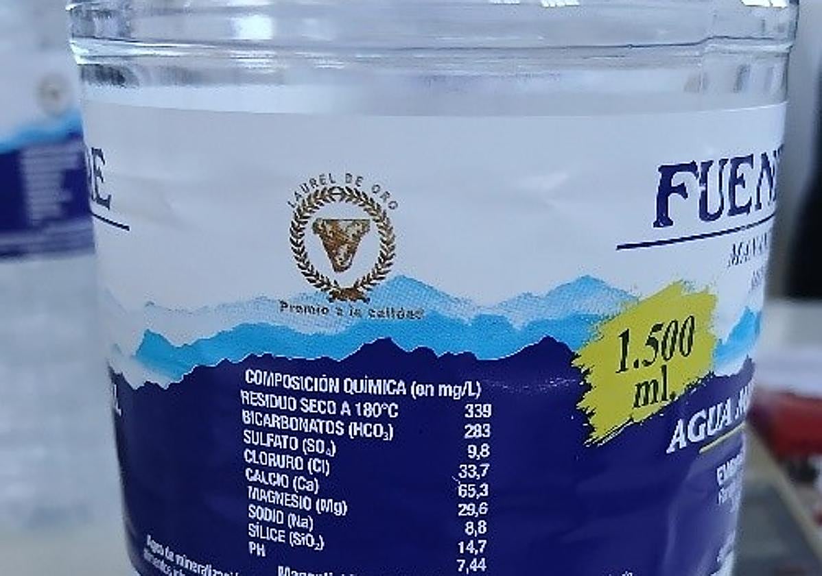 Alerta alimentaria en España en botellas de agua mineral por una bacteria que puede causar infecciones