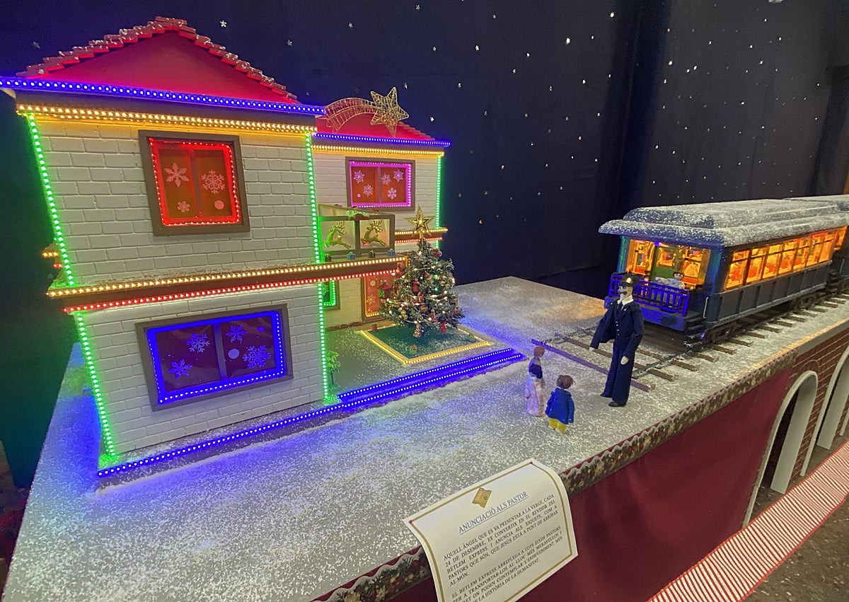 Imagen secundaria 1 - Propuesta de la falla Justo Vilar-Mercado del Cabanyal inspirada en la película Polar Express.